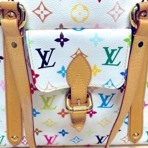 WOW POSHMARK - AUTHENTIC Louis Vuitton Aurelia White Multicolor